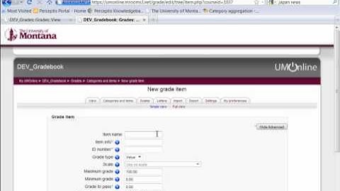 Moodle Gradebook - Running Total Score as Percentage