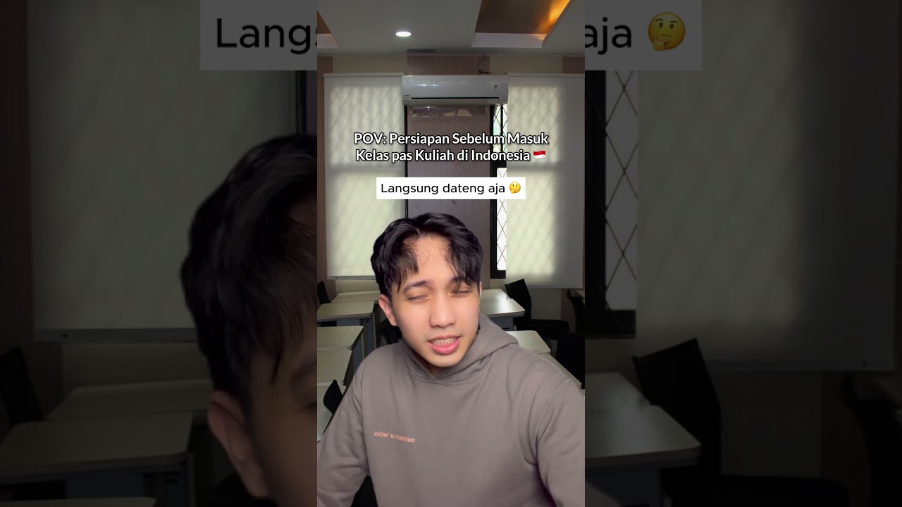 Kalau ga belajar, bakal susah ngerti perkuliahannya 🥱 #kuliahdiluarnegeri #belanda