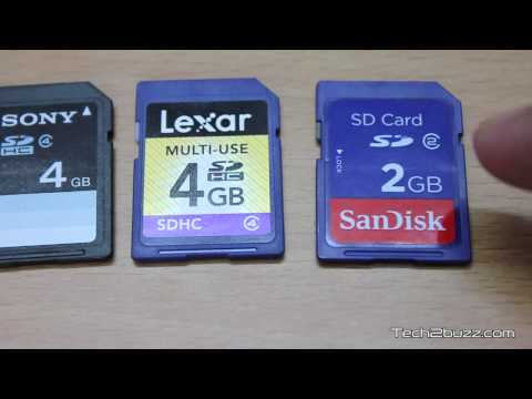 SD / SDHC Card and class speeds