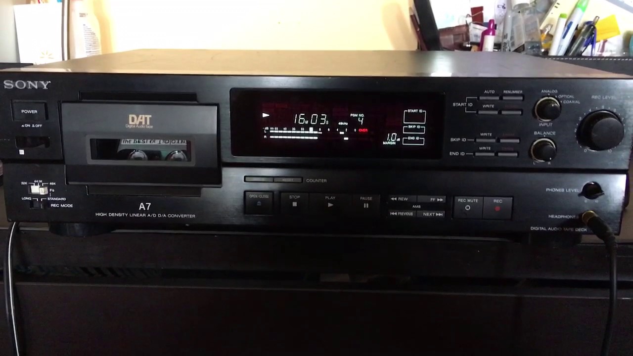 Sony Dat Recorder Manual