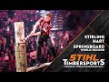 Springboard world record  stihl timbersports