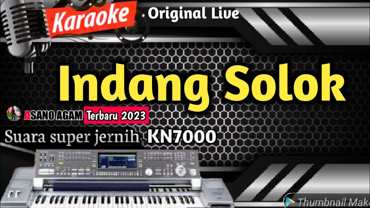 Indang Solok || Karaoke Minang Remix Populer (FULL HD KN7000-2023)