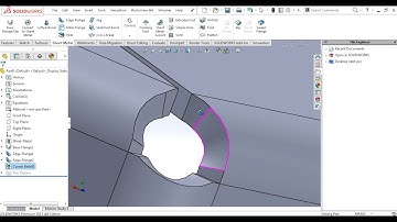 Solidworks 2017  Corner Relief
