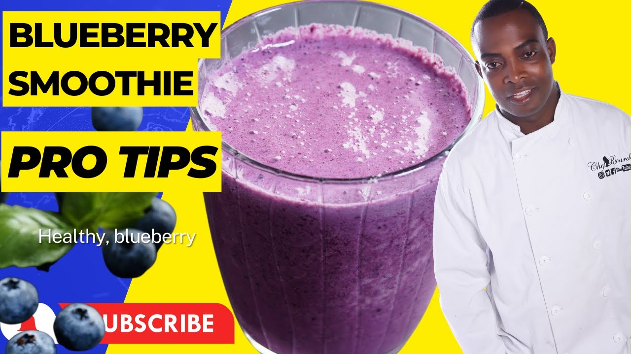 Healthy, blueberry smoothie with melon, Healthy Side YouTube