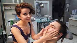 Relax & Sleep Tight W Asmr Lady Barber Mary Soft Mage & Back Scratching