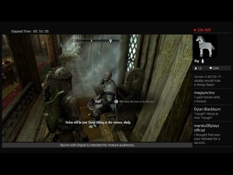 gaming logo Sunday Skyrim w/ Digrat ep8 pt2