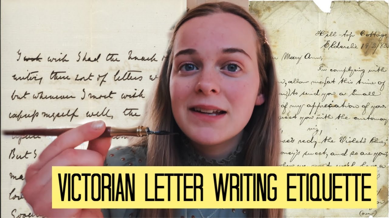 Victorian Letter-Writing Etiquette Rules 