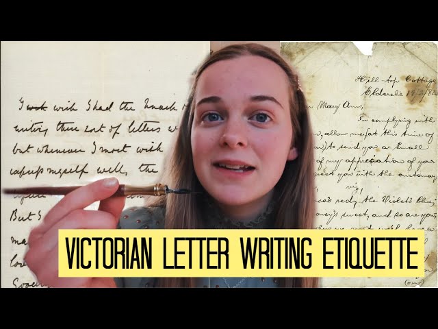 Victorian Letter-Writing Etiquette Rules