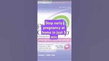 Stop early pregnancy at home #planbonestep #ecp #breeki #earlypregancy #viralshorts