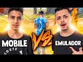 EMULADOR CONTRA MOBILE - QUEM GANHOU?? X1 INSANO TREM BALA VS VANQUILHA - LOS GRANDES FREE FIRE