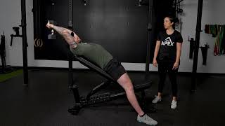 Incline Dumbbell Pullover