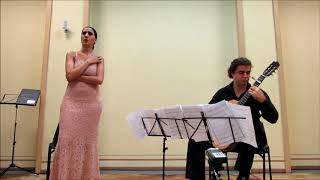 Video thumbnail of "Duo Debret - Del cabello mas sutil (F. Obradors)"