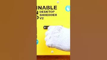 ♻️ Watch the Desktop Shredder V2 in action! ♻️