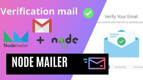 User Email Verification  using nodemailer Mern-Auth Node js Mongodb express