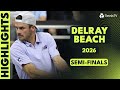Sebi Korda Vs Flavio Cobolli Tommy Paul Vs Learner Tien 2026 Delray Beach Semi Final Highlights