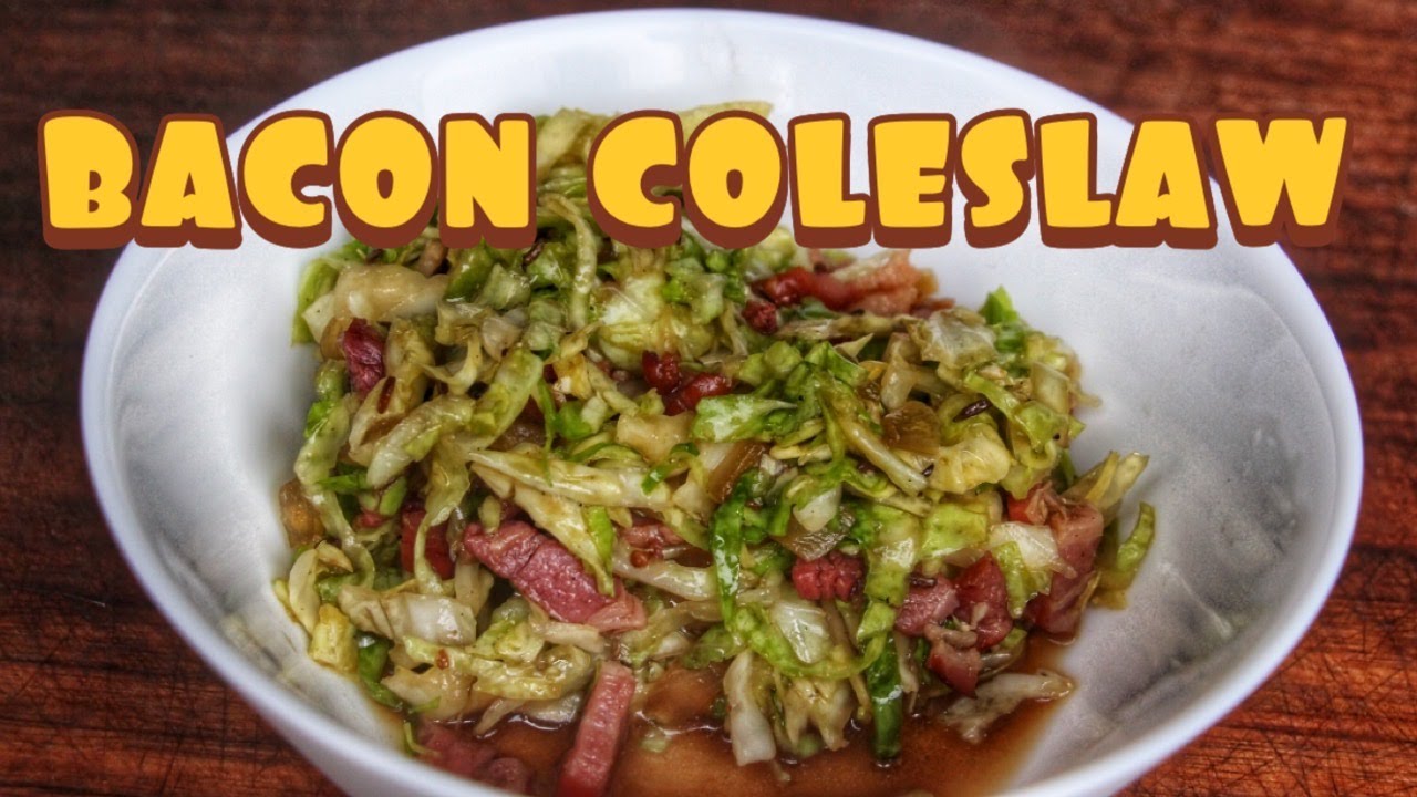 BACON COLESLAW - BECAUSE EVERYTHING TASTES BETTER WITH BACON - english BBQ-Video - 0815BBQ