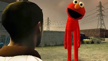 Scary Elmo are chasing me in Garry