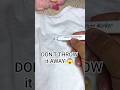 HOW to REMOVE ACRYLIC MARKER from CLOTHES