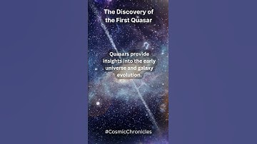 The Discovery of the First Quasar