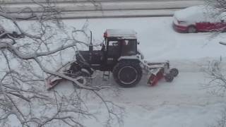 Уборка снега в Петербурге 13.11.2016г.