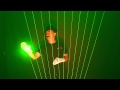 Green Fire - with the laser harp