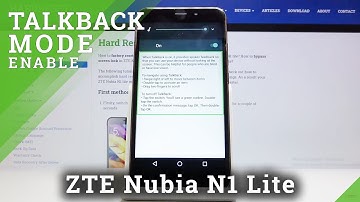 How to Enable Talkback in ZTE Nubia N1 Lite – Turn Off / On Screen Reader
