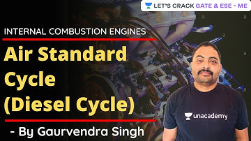 Air Standard Cycle  (Diesel Cycle) | Internal Combustion Engines | GATE/ESE 2021 | Gaurvendra Singh