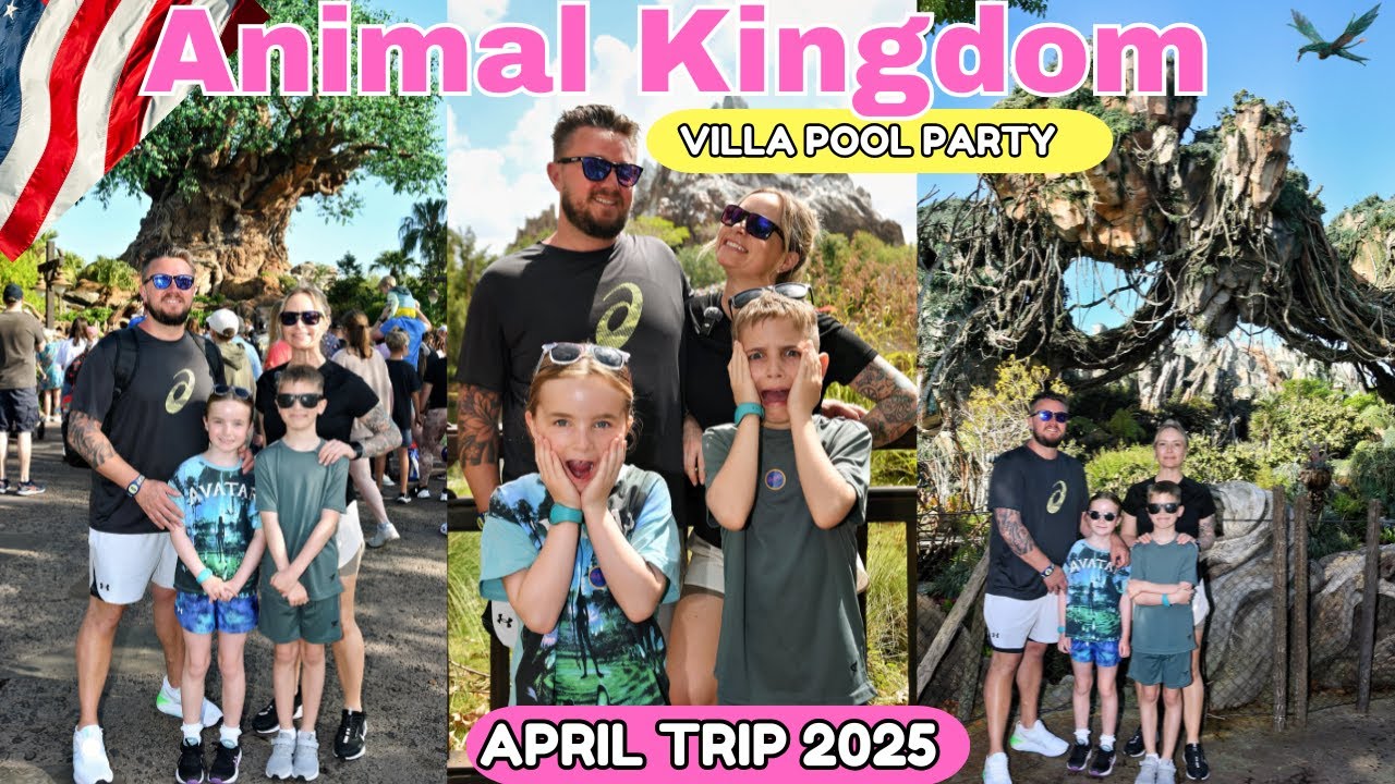 We love Animal Kingdom | Pool party | Food shop at Aldi | Florida travel vlog