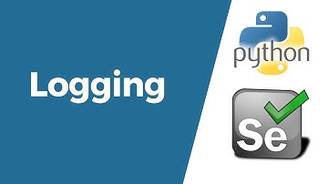 Selenium with Python Tutorial 29-Logging | Generate log file