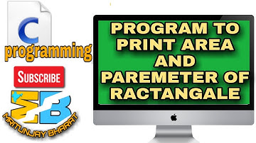 Program to print area and perimeter of rectangle in c programming