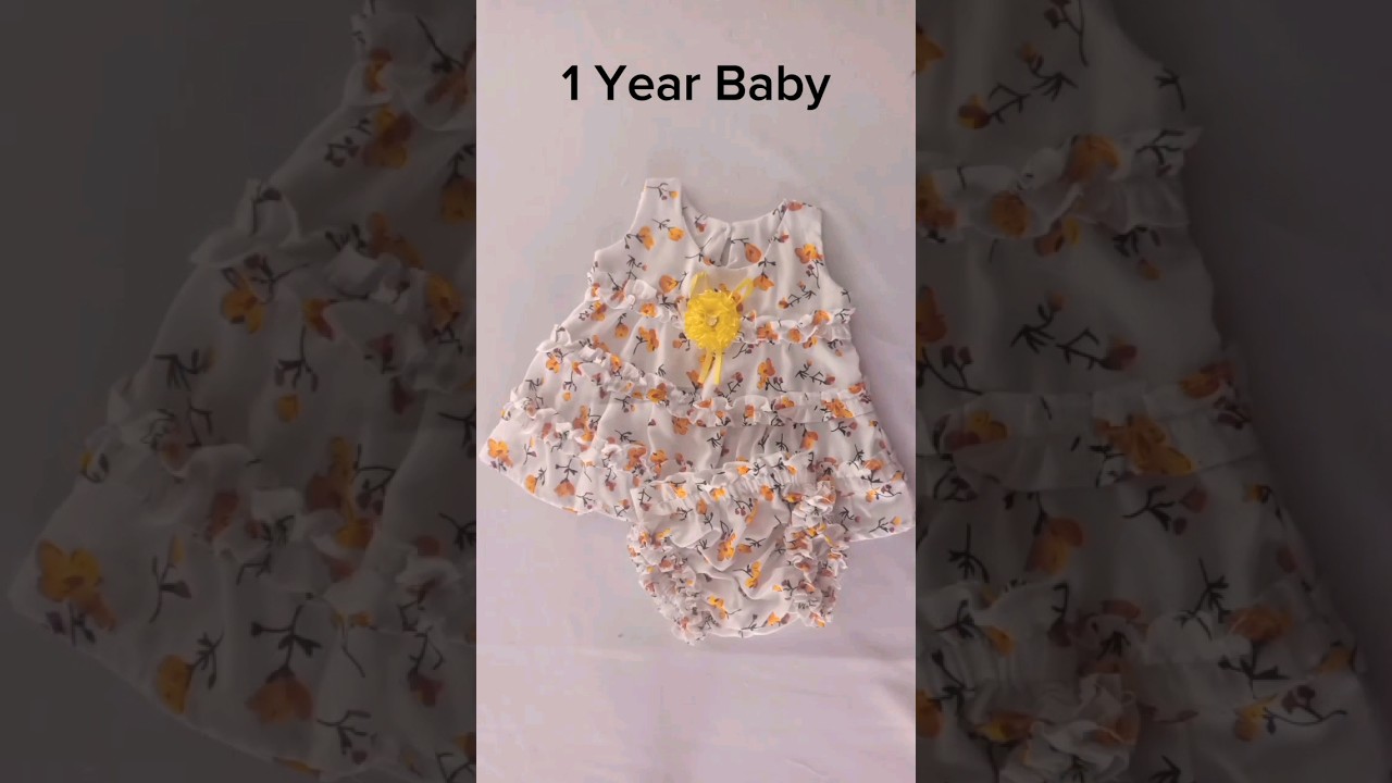 Beautiful Baby Frock Design | Easy Cut and Simple Sew