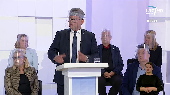 LR Seimo rinkimų debatai I 2020 09 21
