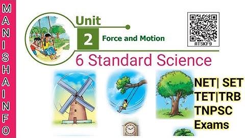 6th TN Science | Unit -2 | Force and Motion  📋 |🔴 NET | SET | TET | TNPSC| Exam point 📝|Tamil & Eng.