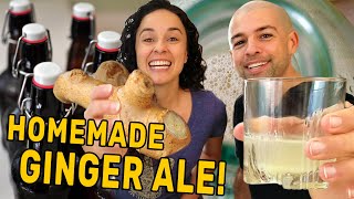 How to Make Homemade Ginger Ale Soda with Real Ginger | The Fermentation Adventure