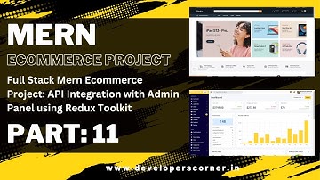 #11 Full Stack Mern Ecommerce Project: API Integration with Admin Panel using Redux Toolkit