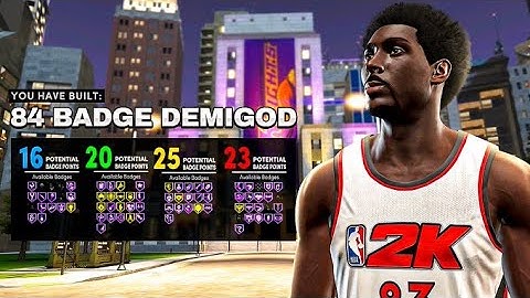 NBA 2K21 NEXT GEN 84 BADGE DEMIGOD BUILD - BEST BUILD in NBA 2K21