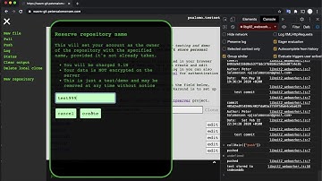 Demo of Wasm-git with NEAR protocol integration