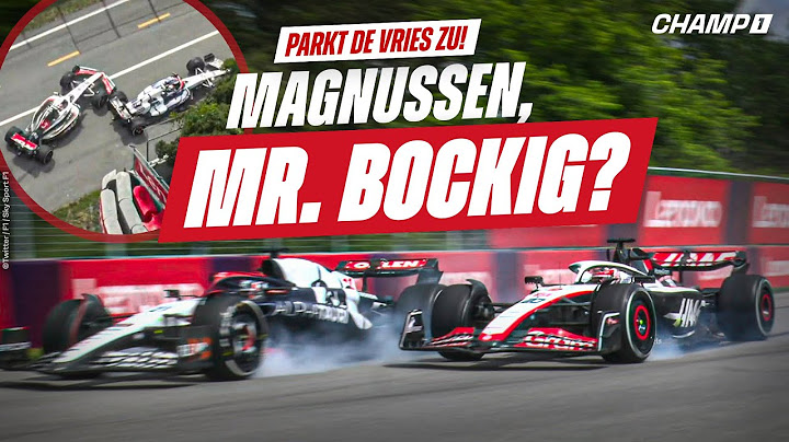 SO etwas gab es in der Formel 1 auch noch NIE! Magnussen "parkt" de Vries zu! | F1-Stammtisch Kanada