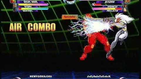 MvC2 Online (360): Josh 360 (IM/Storm/Sent) vs JoeySaintzCrack (MSP) 20 .:4.2.10:.