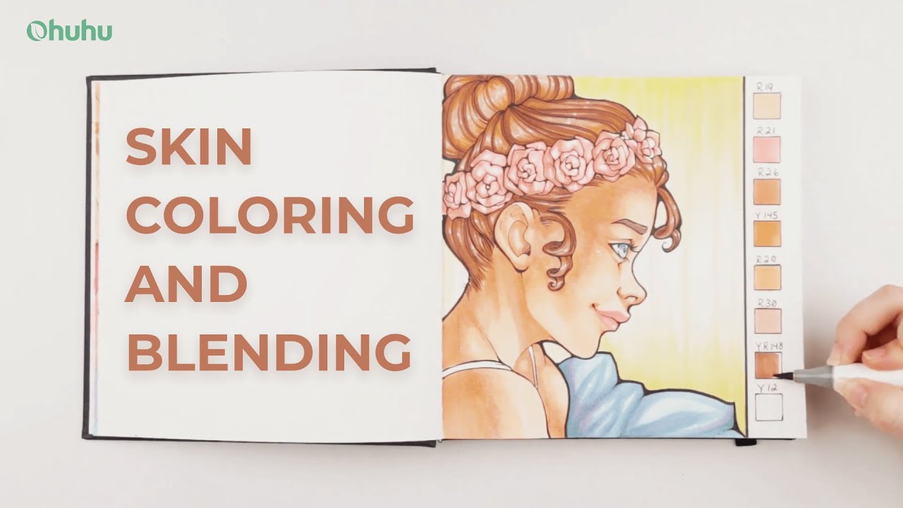 How To Color Skin with Ohuhu Alcohol Markers