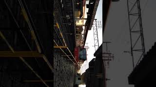 名鉄広見線-明智駅での行き違いシーン