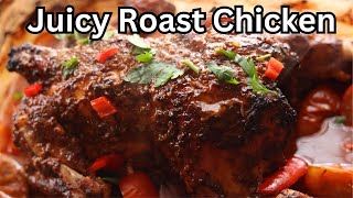 JUICY Oven Roasted Chicken with Turkish Style Marinade - Easy Roast Chicken Recipe