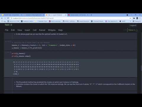 The Sparks Foundation Virtual Internship: Data Science and Business Analytics (Task - 2)