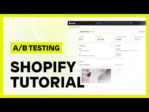 How to A/B test your Shopify store in 1 minute?