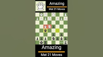 Amazing Mat 21 Moves,  a real game in Chess.com
