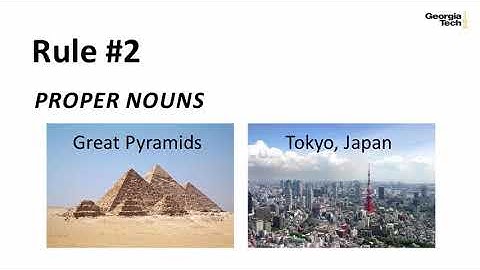 Common Errors in Capitalization