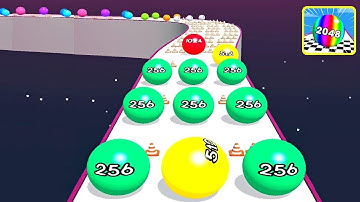 Ball Run 2048: Ball Games 3D ! All Levels Gameplay (182-192) android, ios