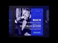 Richter - Bach - Well Tempered Clavier Book 1 - BWV 855 Prelude and Fugue no 10 in e minor