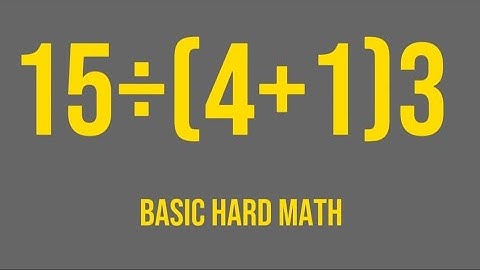 एक बहुत ही मुश्किल और आश्चर्यजनक गणित की समस्या जिसका 80% लोग गलत उत्तर देते हैं