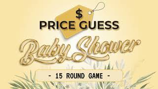 Price Guess - A Fun PowerPoint Quiz Game for your Zoom Virtual Baby Shower